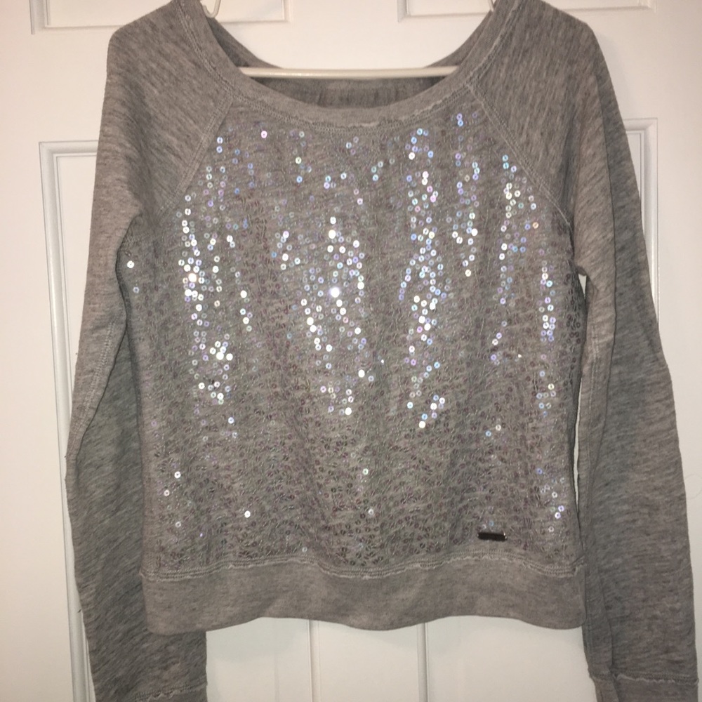 Abercromie & Fitch Sequin Sweater